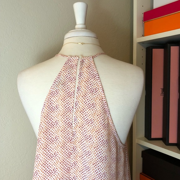 Graphic Print Peplum Waist High Neck Cami for Casual and with Suit Jacket - Picture 6 of 8